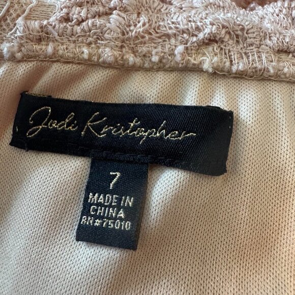 Jodi Kristopher Pink Lace Dress - Picture 4 of 7